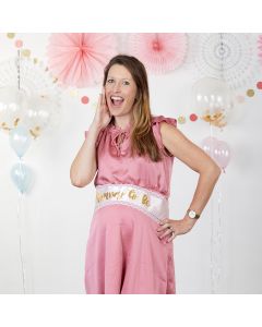 Baby Shower Belly Sash & Game Set