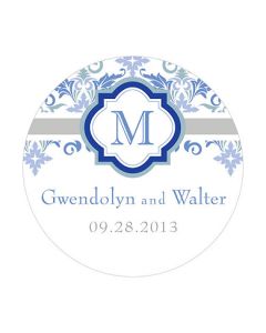 Lavish Monogram Small Sticker