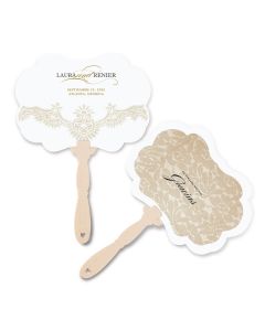 Vintage Lace Personalized Hand Fan