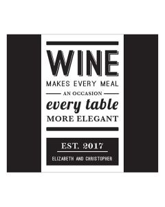 Bistro Bliss Rectangular Label
