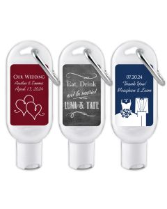 Hand Sanitizer with Carabiner - Silhouette Collection