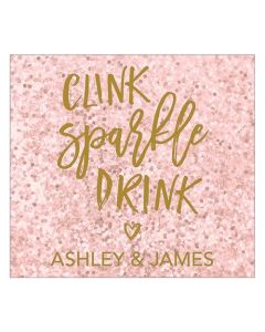 Sparkle Rectangular Label (set of 12)