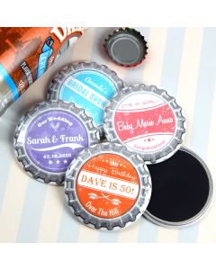 Vintage Bottle Cap Magnets (2.25")