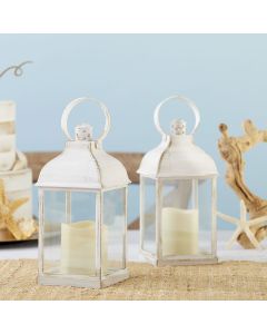 LED Vintage Decorative White Lantern - Marrakesh (Set of 2)