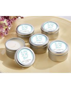 Personalized Travel Candle He Asked, She Said Yes 