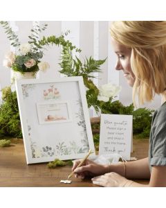 Woodland Baby Shower Guest Book Alternative