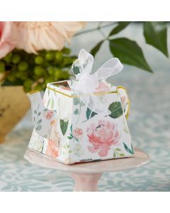 Floral Teapot Favor Box (Set of 24)