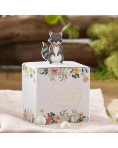 Woodland Baby Favor Box - Pink (Set of 24)