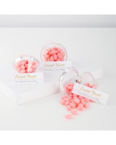 Clear Acrylic Diamond Wedding Favor (set of 4)