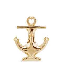 Polished Gold Anchor Bottle Opener