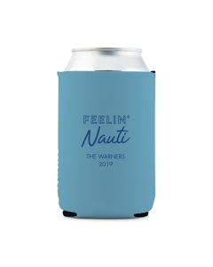 Custom Neoprene Foam Beer Can Party Koozie - Light Blue