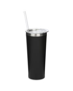 Black Stainless Steel Drink Tumbler