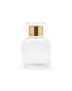 Glass Bottle Flower Vase - Square