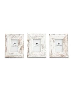 Small 1.75" X 2.5" Distressed Wood Picture Frame