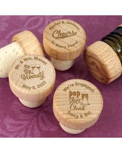 Personalized Wood Bottle Stopper