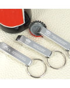 Graduation Silver Aluminum Keychain Bottle Opener