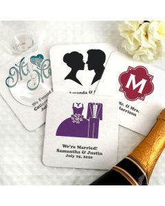 Personalized Square Paper Board Coasters
