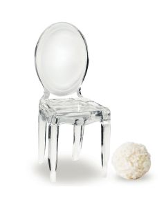 Miniature Clear Acrylic Phantom Chairs (8)
