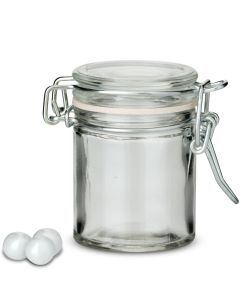 Small Glass Jar With Wire Snap Lid Favor Container (12)