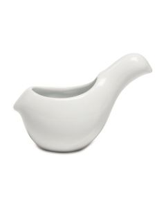 Small White Ceramic Bird Favor Container (4)