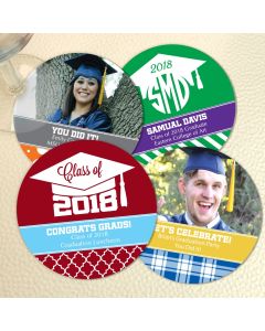 Personalized Graduation Paper Coasters
