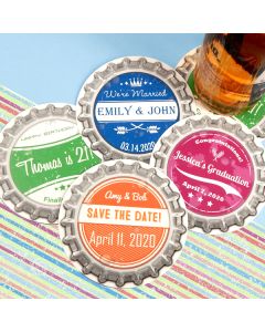 Vintage Bottle Cap Paper Coasters