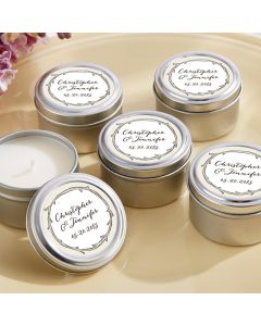  Personalized Travel Candle –The Hunt Is Over
