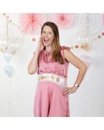 Baby Shower Belly Sash & Game Set