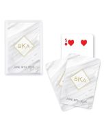 Unique Custom Playing Card Favors Geo Marble