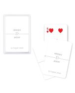Unique Custom Playing Card Favors Classic Script