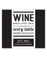 Bistro Bliss Rectangular Label