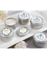 Personalized Travel Candle Nautical Wedding Collection