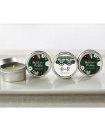 Personalized Travel Candle - Romantic Garden