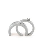 Double Rings Wedding Place Card Holder (8)