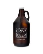 Personalized Glass Beer Growler - Drink Beer Print