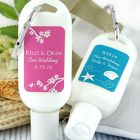 Personalized Sunscreen with Carabiner - Silhouette Collection (SPF 30)