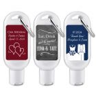 Hand Sanitizer with Carabiner - Silhouette Collection