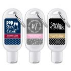 Personalized Hand Sanitizer with Carabiner