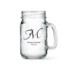 Mason Jar Drinking Glasses 12 oz or 16 oz