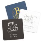 Personalized Paper Coasters - Square (100)