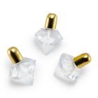 Diamond Shaped Wedding Bubbles - Metallic Gold (24)