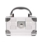 Mini Travel Suitcase Favor Box - Silver (2)
