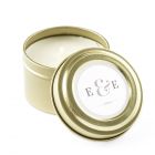 Personalized Gold Tin Candle Wedding Favor - Classic Script 3oz