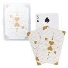 Metallic Gold Playing Cards With Case