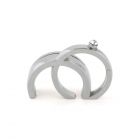 Double Rings Wedding Place Card Holder (8)