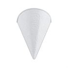 White Metal Cone With Embossed Rose Pattern (4)