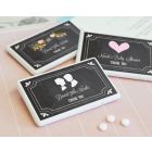 Chalkboard Wedding Personalized Mini Mint Favors