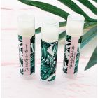Personalized Palm Leaf Lip Balm Tubes