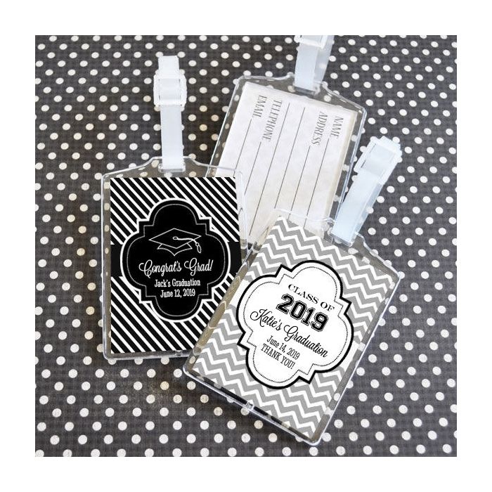 Lucite Luggage Tags