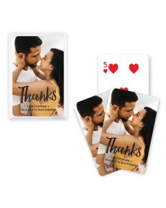 Custom Photo Printed Playing Card Favor